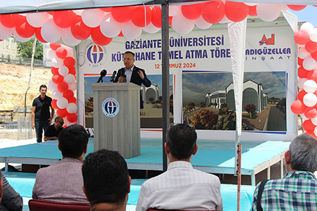 Gaziantep Üniversitesi Kütüphane Temel Atma Töreni
