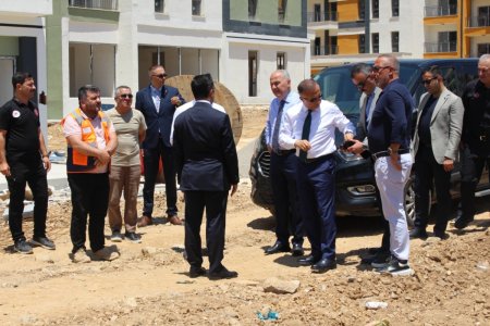 Gaziantep Valisi Kemal Çeber ve Rize Heyeti Nurdağı Şantiyemizi Ziyaret Etti
