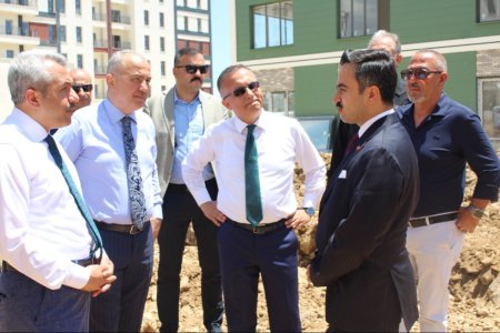 Gaziantep Valisi Kemal Çeber ve Rize Heyeti Nurdağı Şantiyemizi Ziyaret Etti