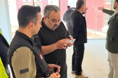 Nurdağı Kaymakamı Adıgüzeller İnşaat Şantiyesini Ziyaret Etti