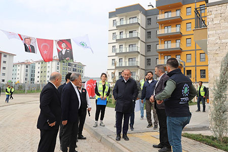 TOKİ Başkan Yardımcısı Sn. Osman Dirençten Adıyaman Şantiyemize Ziyaret