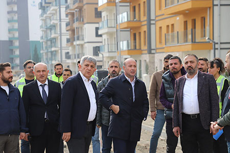 TOKİ Başkan Yardımcısı Sn. Osman Dirençten Adıyaman Şantiyemize Ziyaret