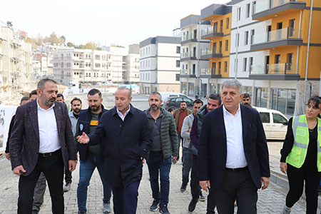 TOKİ Başkan Yardımcısı Sn. Osman Dirençten Adıyaman Şantiyemize Ziyaret