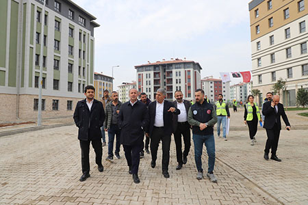 TOKİ Başkan Yardımcısı Sn. Osman Dirençten Adıyaman Şantiyemize Ziyaret