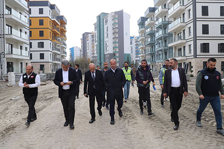 TOKİ Başkan Yardımcısı Sn. Osman Dirençten Adıyaman Şantiyemize Ziyaret