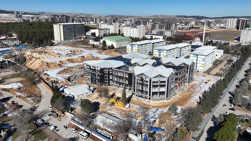 Proje:Gazi̇antep Üni̇versi̇tesi̇ Kütüphane Binası İnşaatı