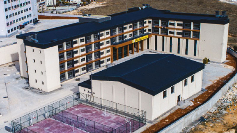 Proje:Kızılhisar 40 Derslik Anadolu Lisesi Spor Salonu