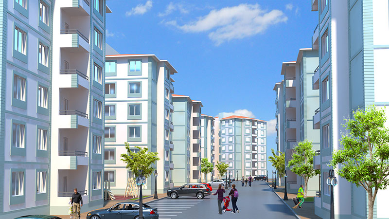 Mavikent 5. Etap Ada 1,2,3 Toplu Konut İnşaatı - Görsel 111