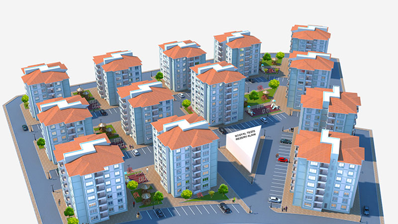 Mavikent 5. Etap Ada 1,2,3 Toplu Konut İnşaatı - Görsel 113