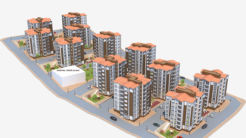 Mavikent 4. Etap 1. Ada 2 Toplu Konut İnşaatı - Görsel 2