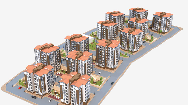 Mavikent 4. Etap 1. Ada 2 Toplu Konut İnşaatı - Görsel 3