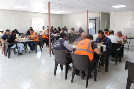 Gaziantep Üniversitesi Kütüphane Şantiyesi Yemek Programı